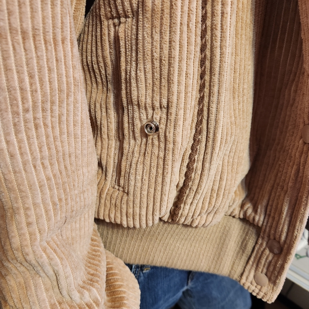 Corduroy Bomber Jacket - Picture 3 of 9
